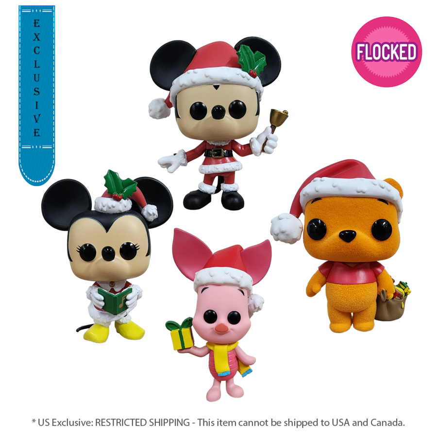 Disney - Mickey & Friends Holiday Pop! Vinyl 4-Pack [RS]