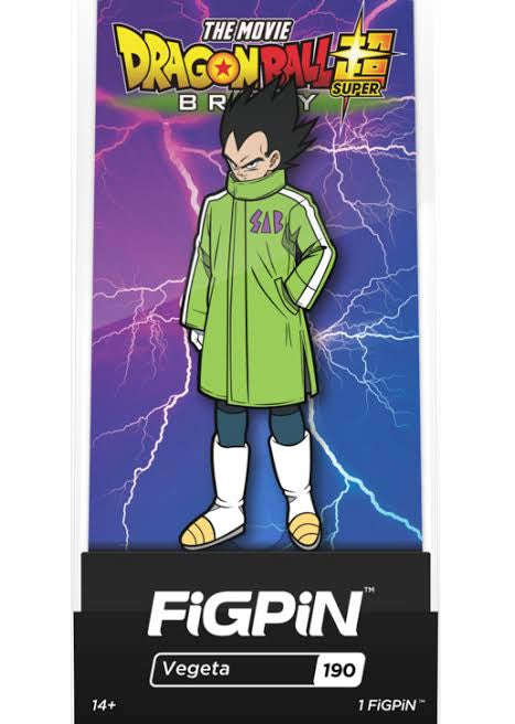 FiGPiN Dragon Ball Super Broly Movie Vegeta #190 green