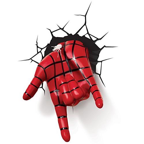 Spiderman 3d on sale wall light