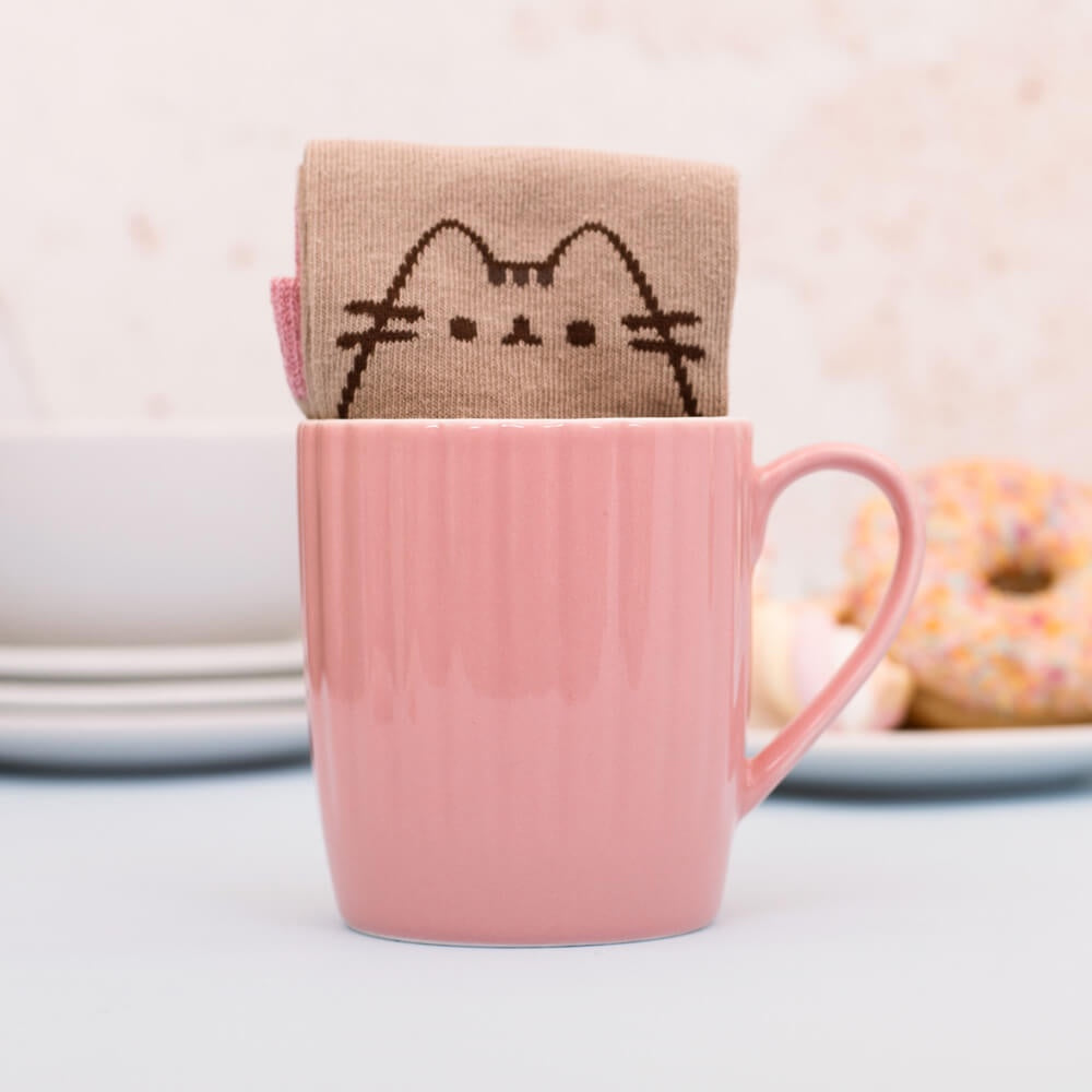 Pusheen Pink Donuts & Coffee Mug – Pusheen Shop