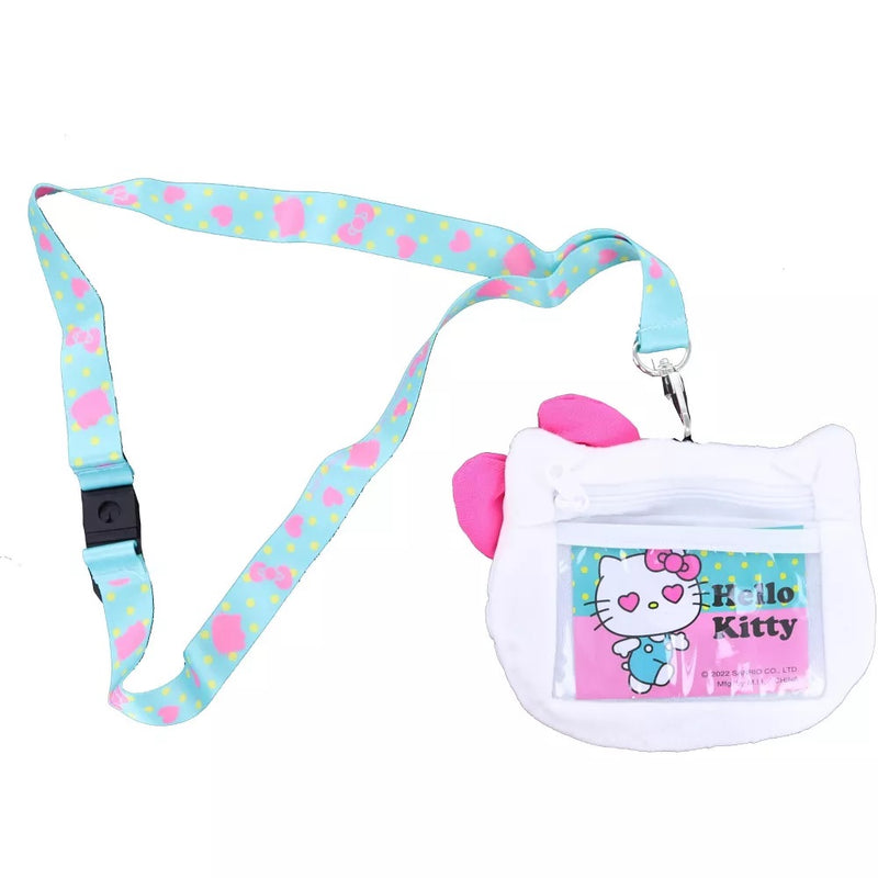 Hello Kitty - Lanyard with Plush Pouch