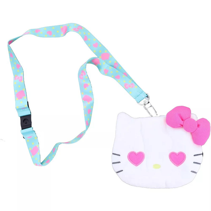 Hello Kitty - Lanyard with Plush Pouch