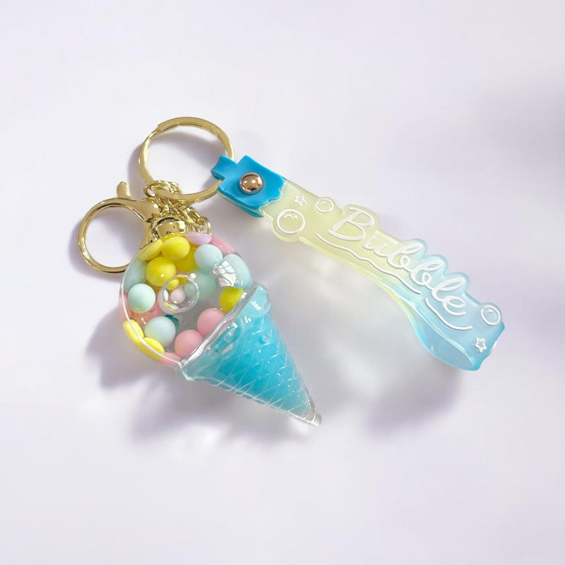 Bubble Tea Ice Cream Keychain Assortment