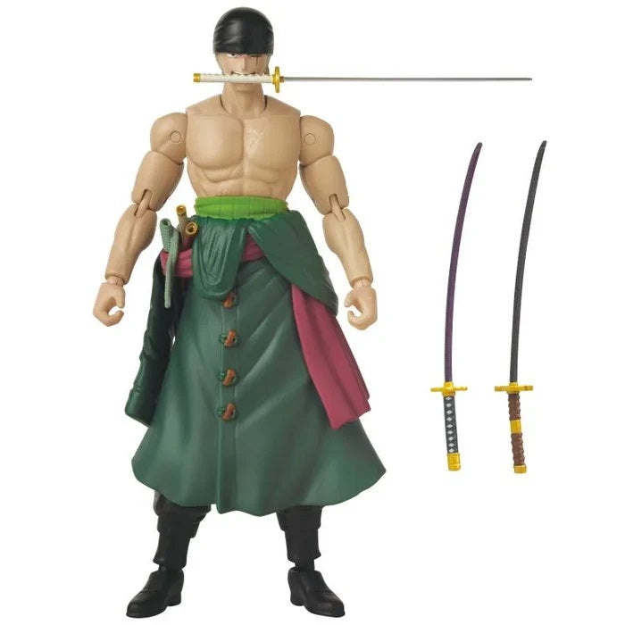 One Piece - Anime Heroes - Roronoa Zoro Three Sword Style Action Figure