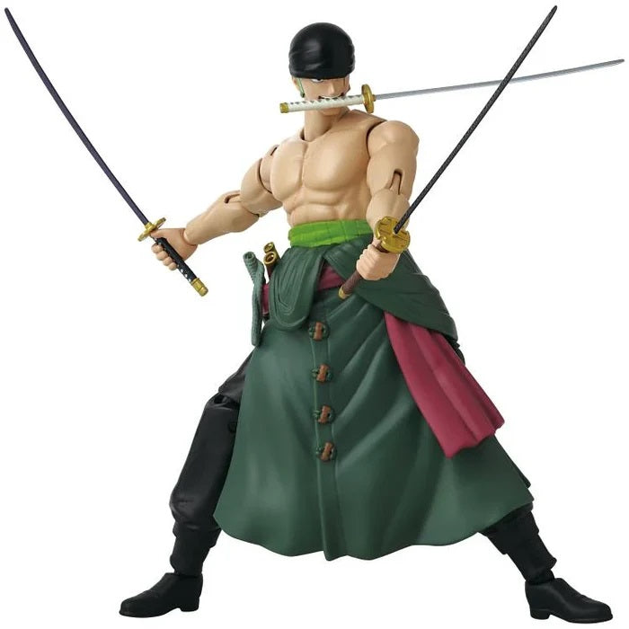 One Piece - Anime Heroes - Roronoa Zoro Three Sword Style Action Figure