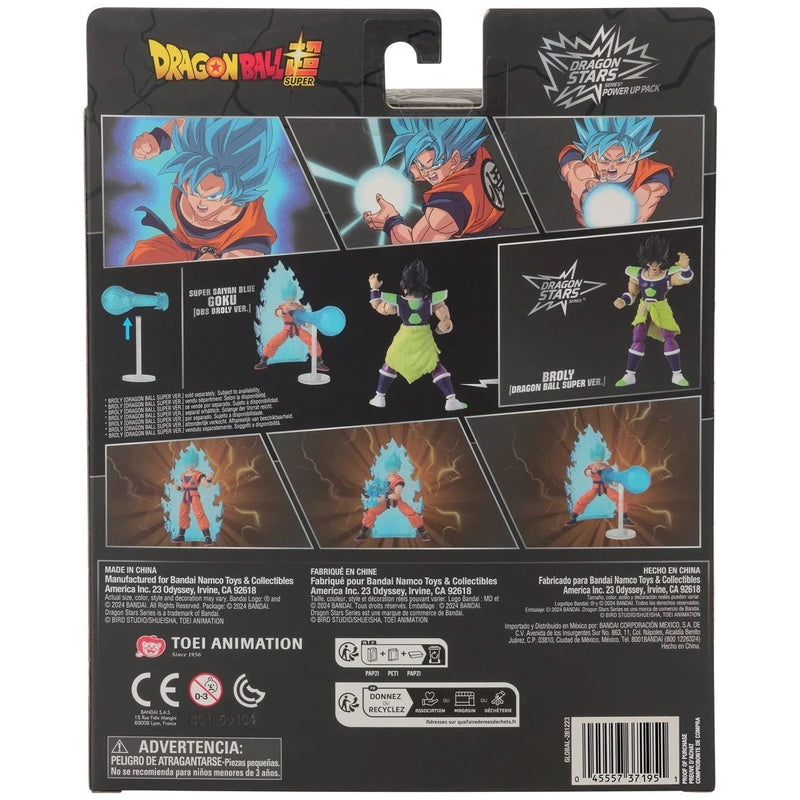 Dragon Ball Super - Dragon Stars Power Up Pack - Super Saiyan Blue Goku Broly Version Figure