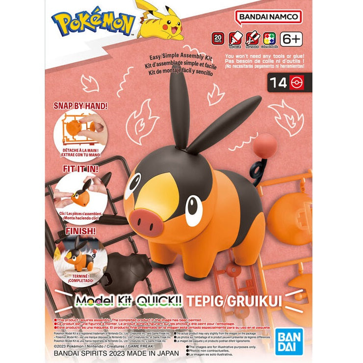 Pokémon - Pokémon Model Kit Quick!! 14 - Tepig