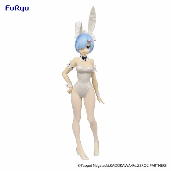 Re:Zero Starting Life in Another World - BiCute Bunnies Rem FuRyu Figure (White Pearl Colour)