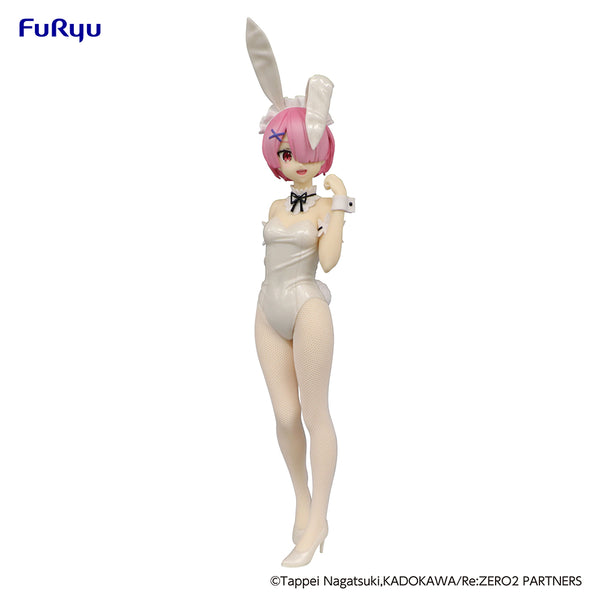 Re:Zero Starting Life in Another World - BiCute Bunnies Ram FuRyu Figure (White Pearl Colour)