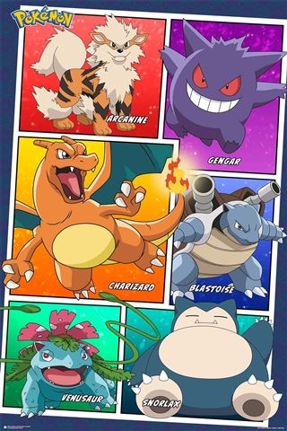 Pokemon - Poster - Characters Grid 2