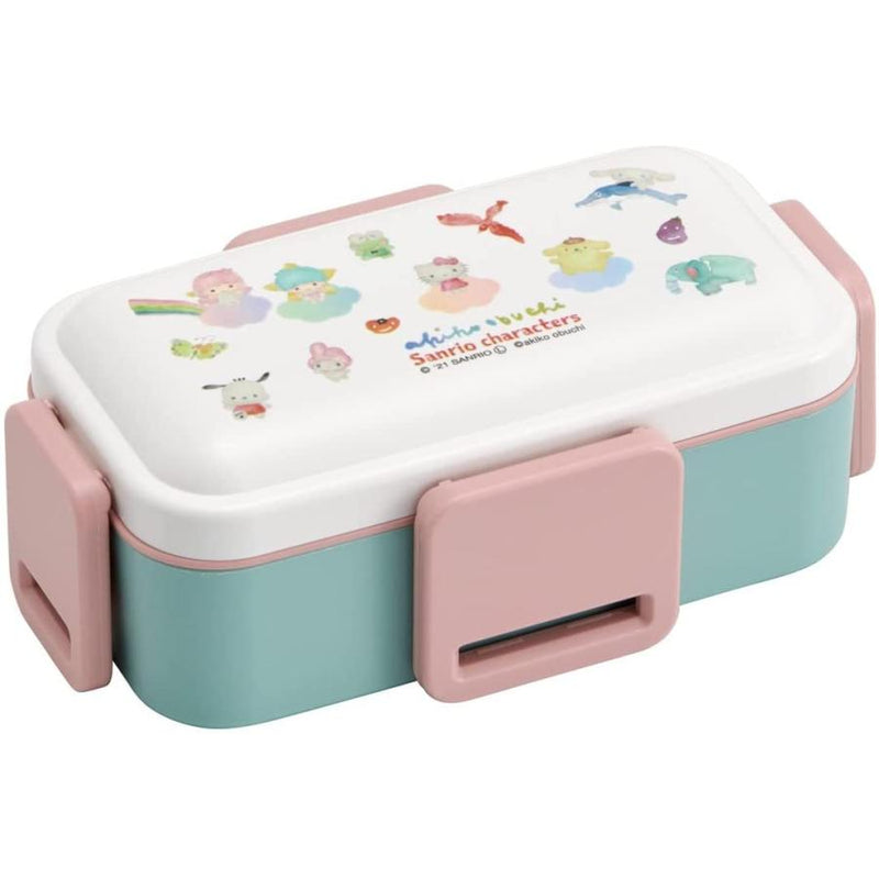 Sanrio Characters x Akiko Obuchi Two-Tier Bento Box 600ml