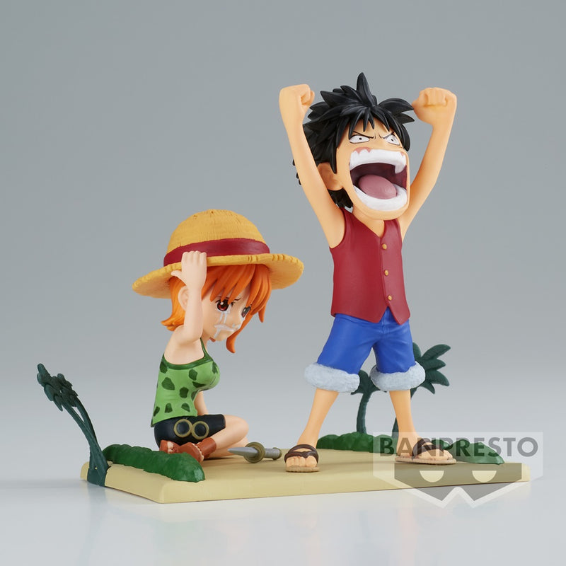 One Piece - World Collectable Figure Log Stories - Monkey D. Luffy & Nami