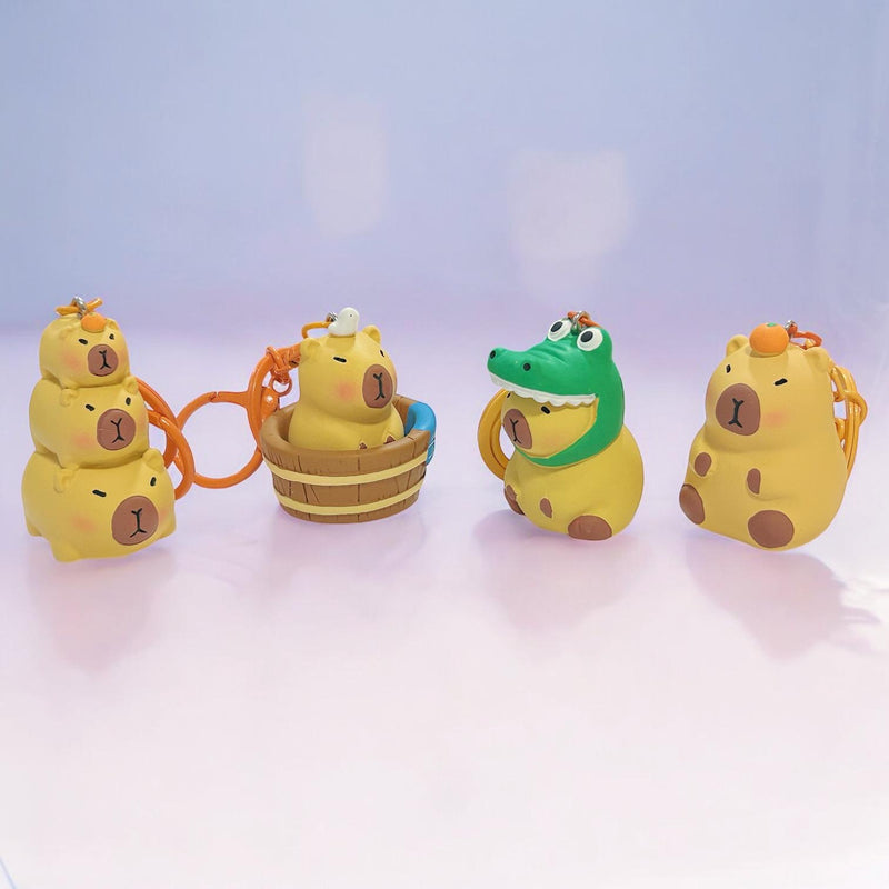 Capybara Vinyl Keychain - Assorted