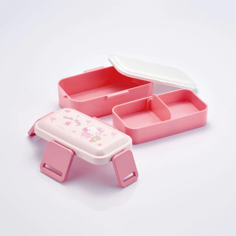 Hello Kitty Two-Tier Bento Box 600ml | Flowers