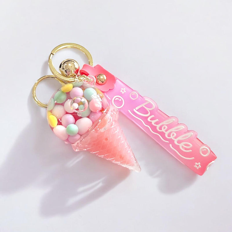 Bubble Tea Ice Cream Keychain Assortment