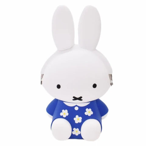 POCHI 3D Miffy Blue Flower Dress Purse