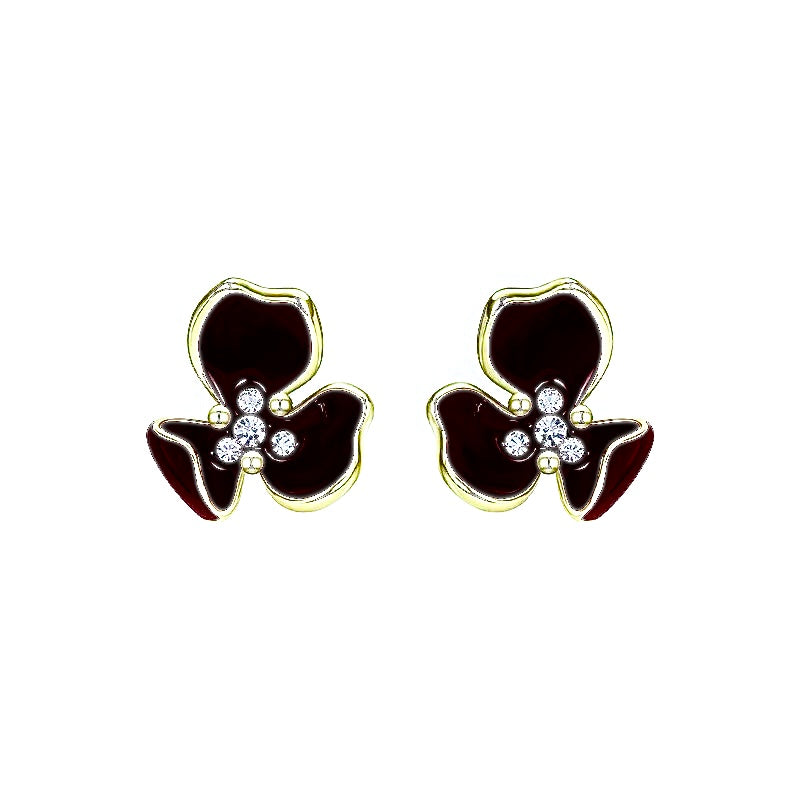 Trina Flower Stud Earrings