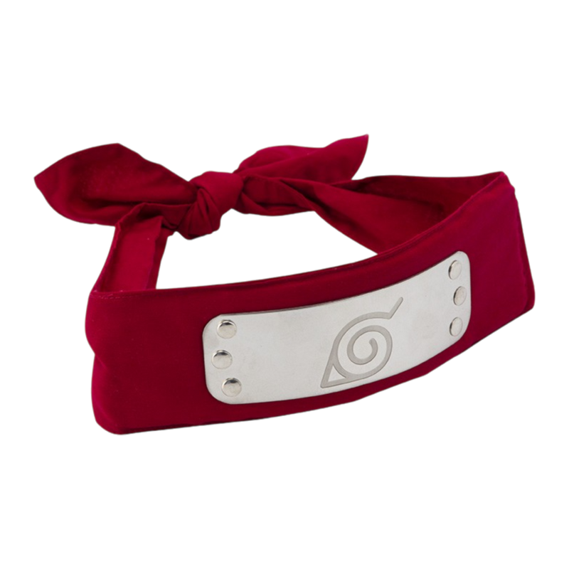 Naruto - Red Konoha Headband (Adult Size)