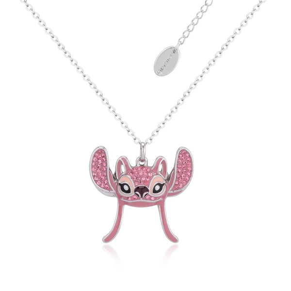 Disney: Lilo and Stitch - Crystal Angel Necklace (Silver)