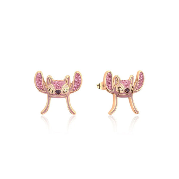 Disney: Lilo and Stitch - Crystal Angel Stud Earrings (Gold)