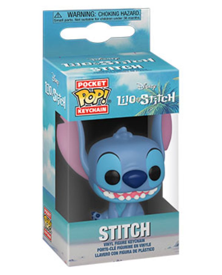 Lilo and Stitch - Stitch Seated Pocket Pop! Keychain