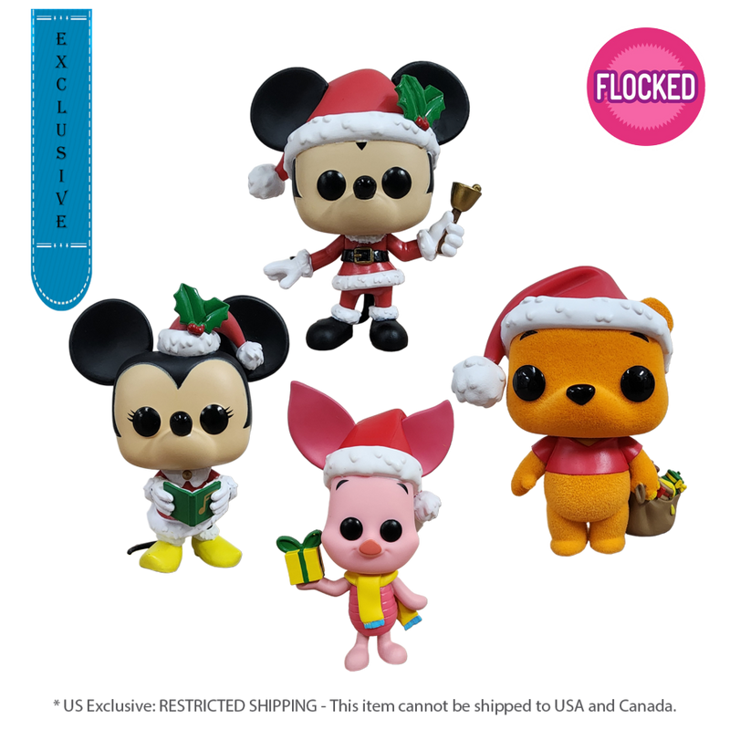 Disney - Mickey & Friends Holiday Pop! Vinyl 4-Pack [RS]