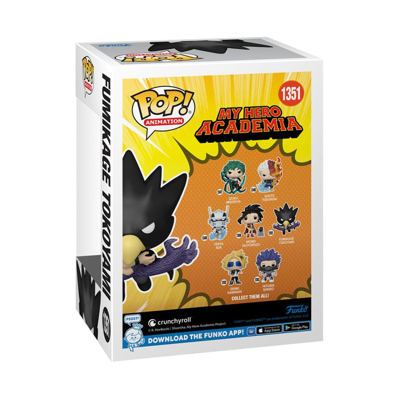 My Hero Academia - Fumikage Tokoyami (Fallen Angel) US Exclusive Glow Pop! Vinyl [RS]