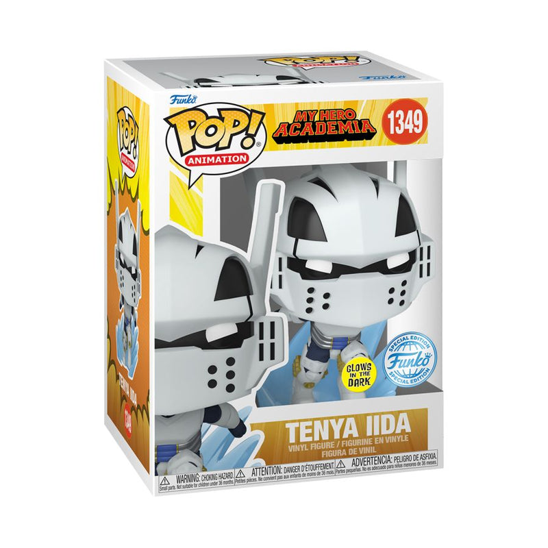 My Hero Academia - Tenya Iida (Recipro Blast) US Exclusive Glow Pop! Vinyl [RS]