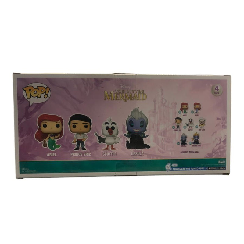 Little Mermaid - Ariel, Prince Eric, Scuttle & Ursula Pop! Vinyl 4 Pack [RS]