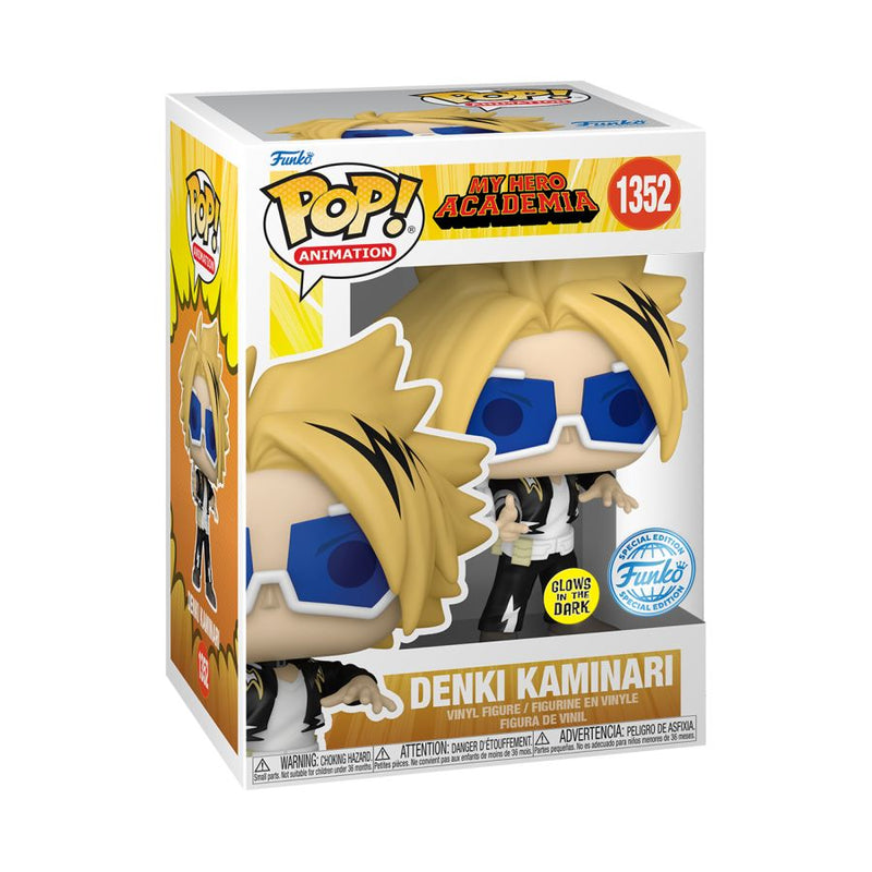 My Hero Academia - Denki Kaminari US Exclusive Glow Pop! Vinyl [RS]