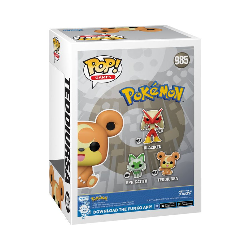 Pokemon - Teddiursa Pop! Vinyl [RS]