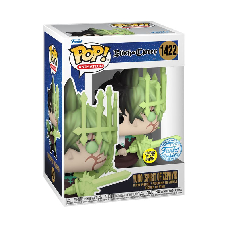 Black Clover - Yuno (Spirit of Zephyr) Glow Pop! Vinyl [RS]