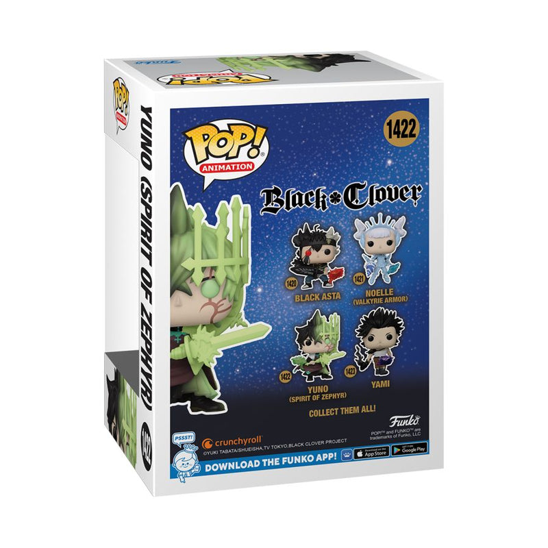 Black Clover - Yuno (Spirit of Zephyr) Glow Pop! Vinyl [RS]