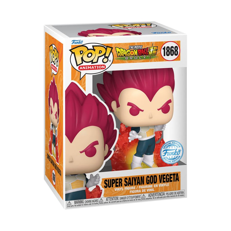 Dragon Ball Super: Broly - Super Saiyan God Vegeta (with chase) Pop! Vinyl [RS]