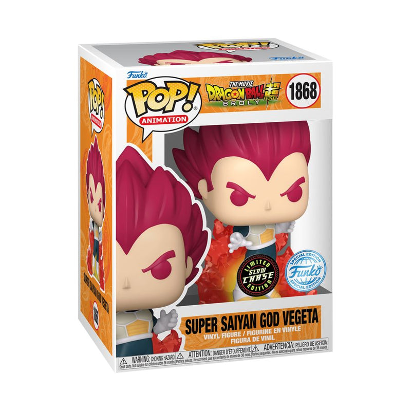 Dragon Ball Super: Broly - Super Saiyan God Vegeta (with chase) Pop! Vinyl [RS]