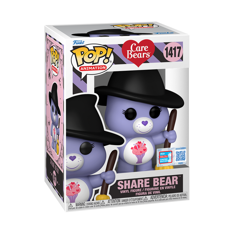 Care Bears - Share Bear Witch Pop! Vinyl NYCC 2024 [RS]