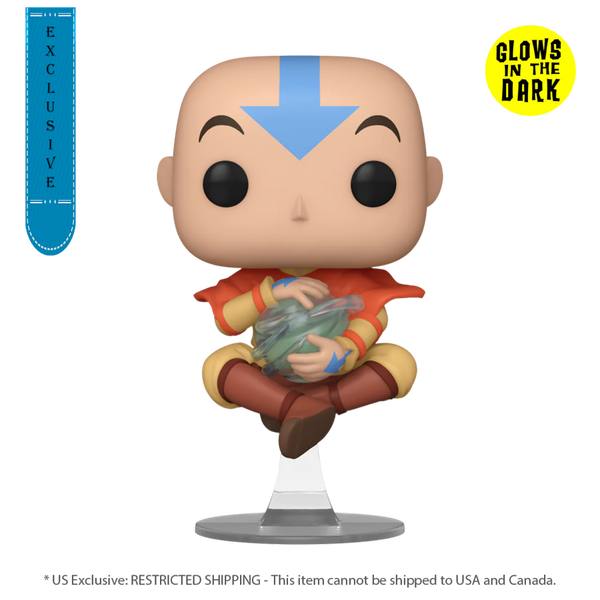 Avatar the Last Airbender - Aang (Floating) Glow Pop! Vinyl [RS]