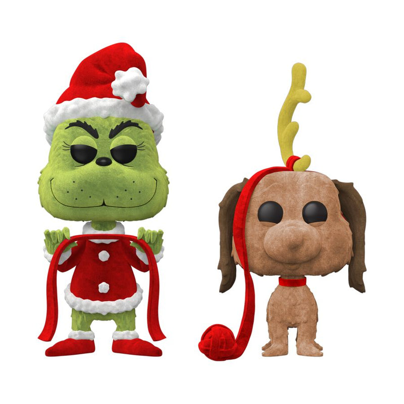 The Grinch (1966) - Grinch & Max Flocked Pop! Vinyl 2-Pack [RS]