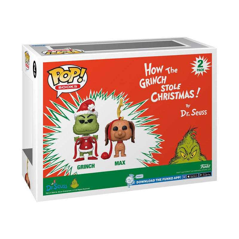 The Grinch (1966) - Grinch & Max Flocked Pop! Vinyl 2-Pack [RS]