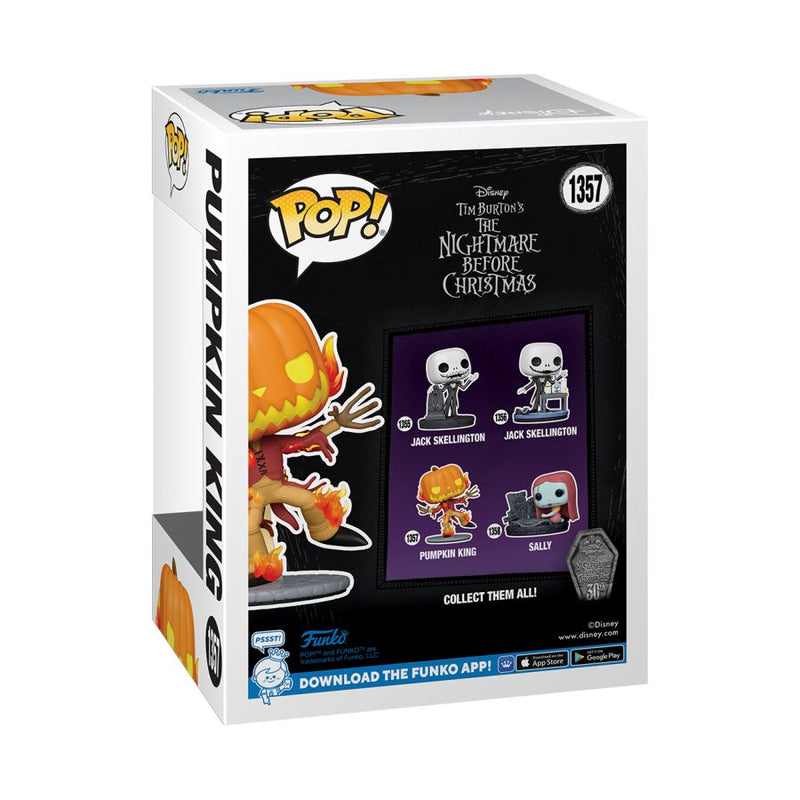 The Nightmare Before Christmas - Pumpkin King 30th Anniversary Glow Pop! Vinyl [RS]