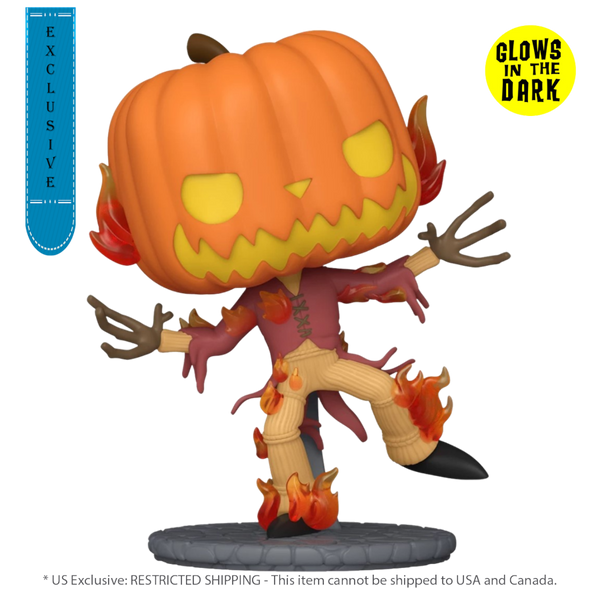 The Nightmare Before Christmas - Pumpkin King 30th Anniversary Glow Pop! Vinyl [RS]