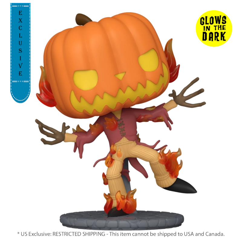 The Nightmare Before Christmas - Pumpkin King 30th Anniversary Glow Pop! Vinyl [RS]