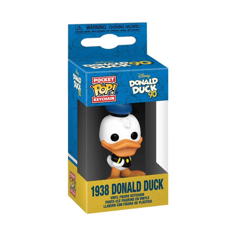 Donald Duck: 90th Anniversary - Donald Duck (1938) Pocket Pop! Keychain