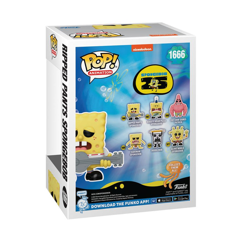 Spongebob: 25th Anniversary - Ripped Pants Spongebob Pop! Vinyl