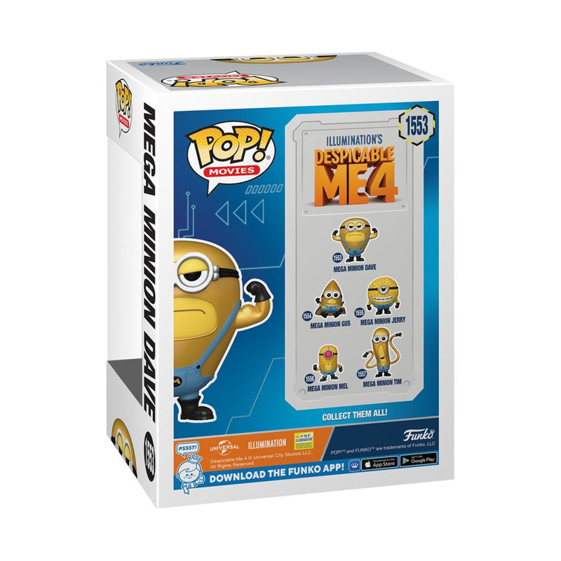 Despicable Me 4 - Mega Minion Dave Pop! Vinyl