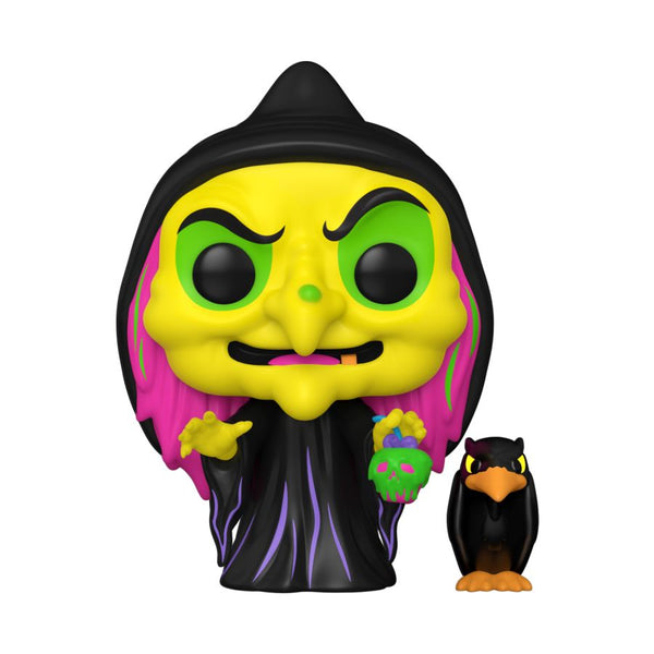 Snow White (1937) - Disguised Evil Queen (with Raven) Blacklight Pop! Vinyl [RS]