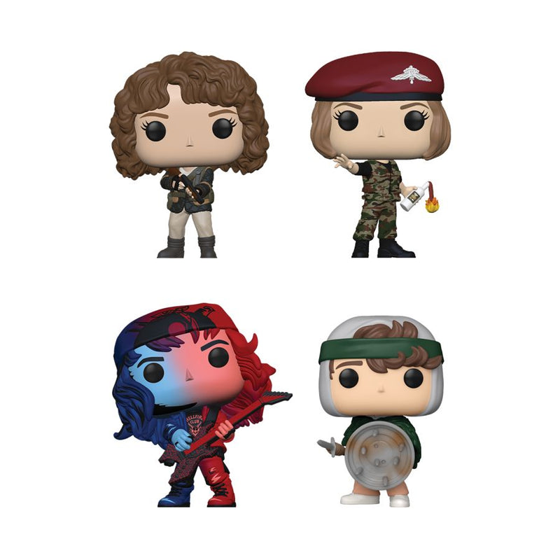 Stranger Things - Nancy, Robin, Eddie & Dustin Pop! 4-Pack [RS]