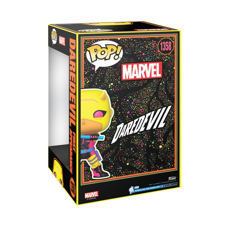 Marvel Comics - Daredevil (First Appearance) Blacklight 10" Pop! Vinyl [RS]