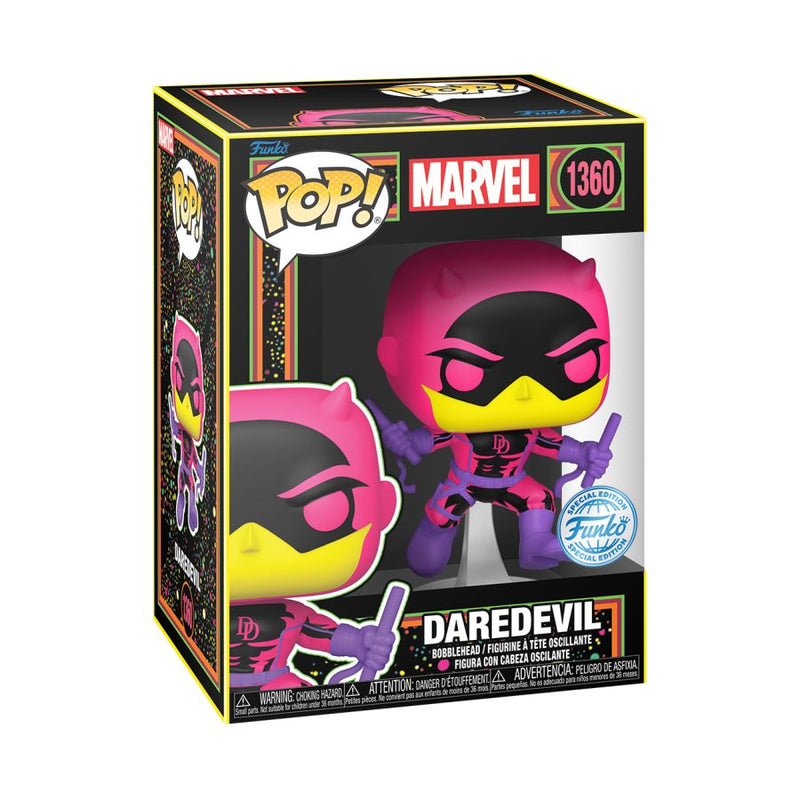 Marvel Comics - Daredevil (Classic) Blacklight Pop! Vinyl [RS]