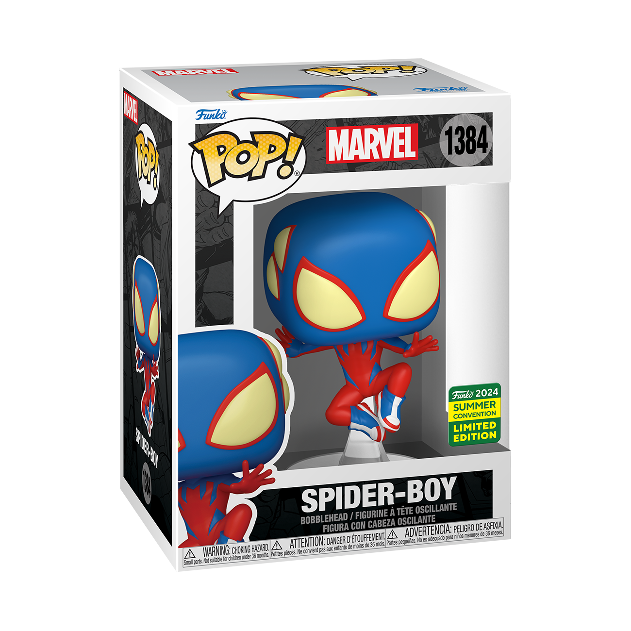 Marvel Comics Spider Boy SDCC 2024 Pop Vinyl [RS]